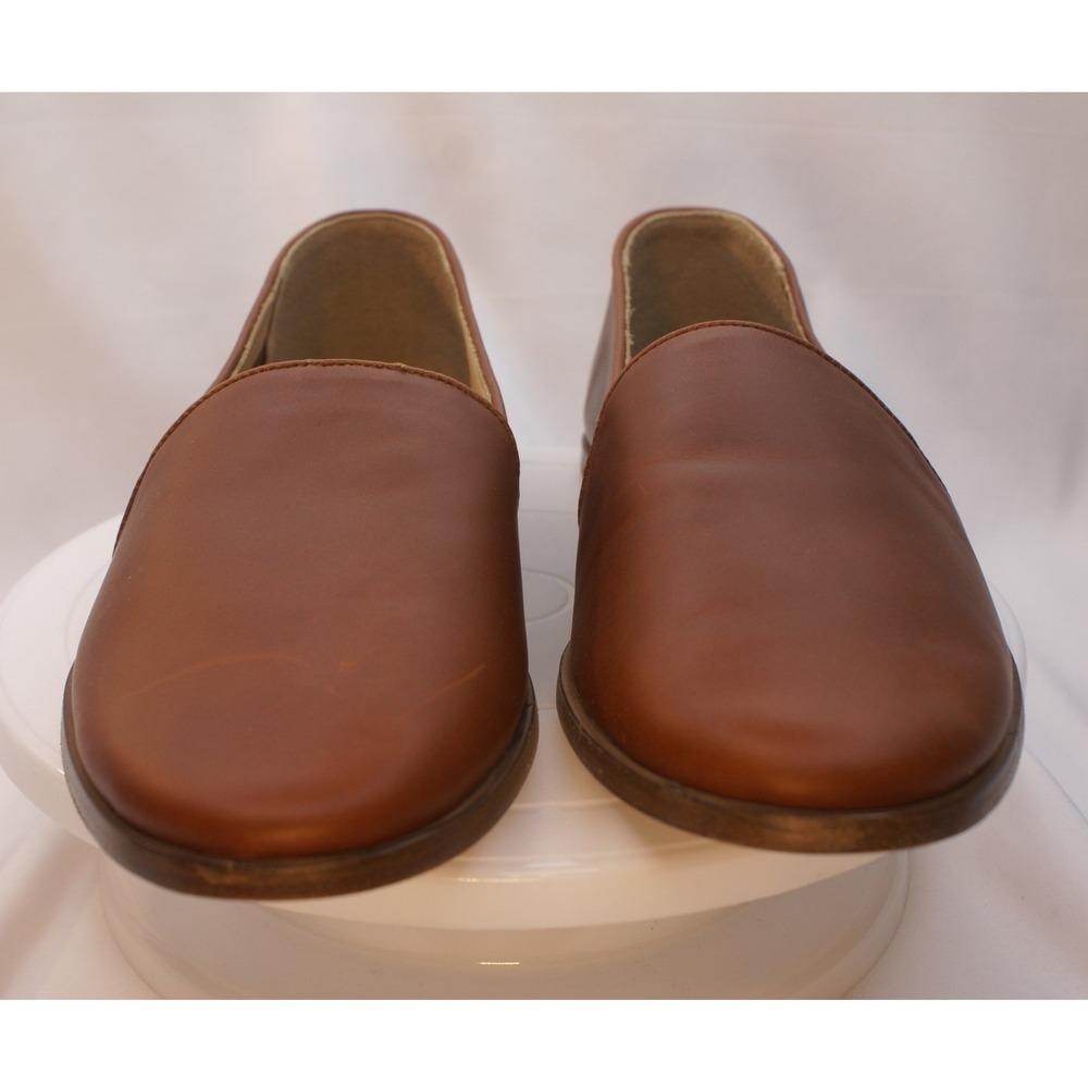 Nisolo Alejandro Slip On Loafers Mens 12 Brandy Brown Leather Made in Mexico - Picture 3 of 12